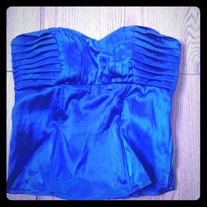 Satin corset top